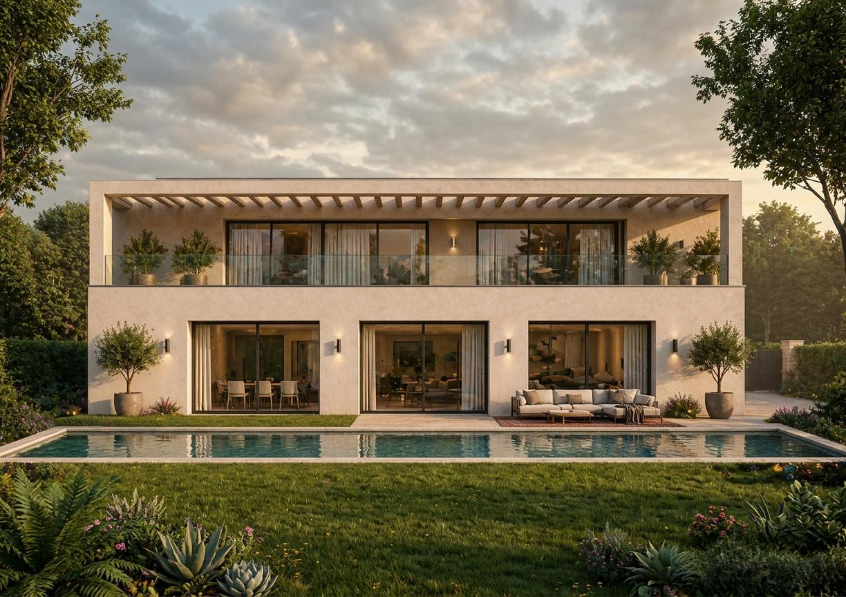 V-145 — Villa contemporaine sur les hauteurs de Nice